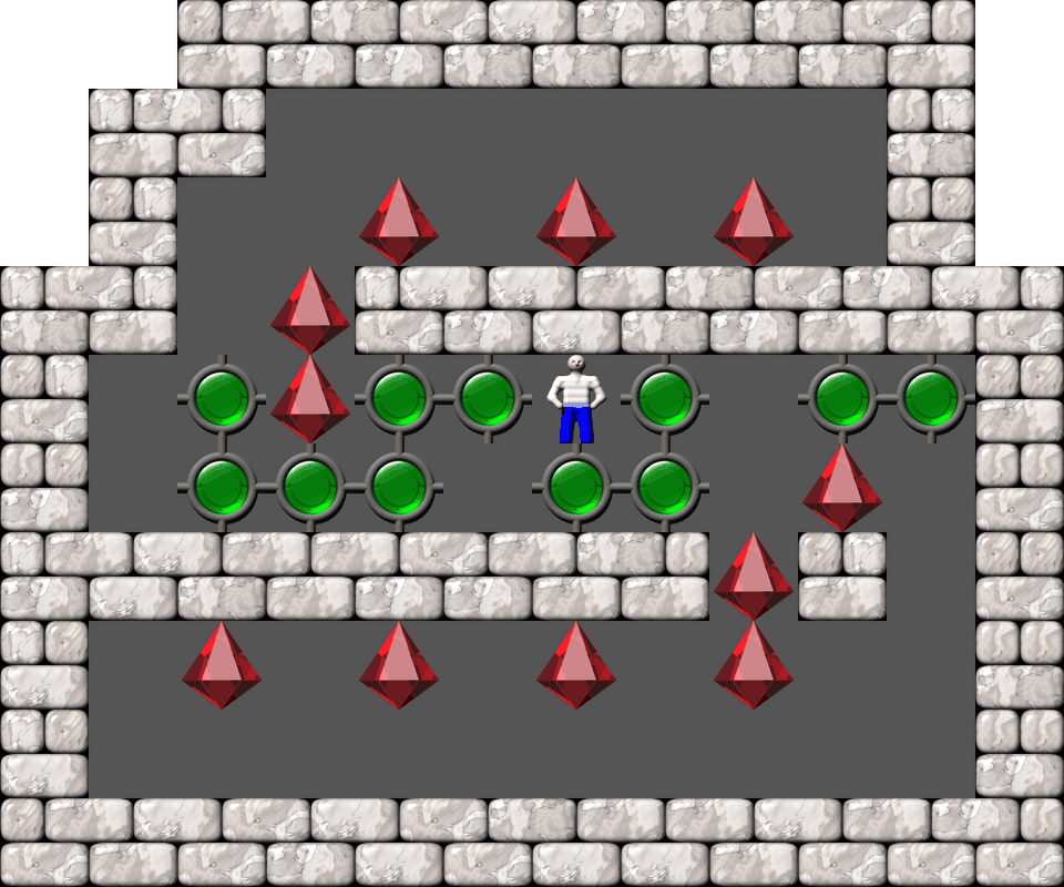 Sokoban Mass Remodel level 1296